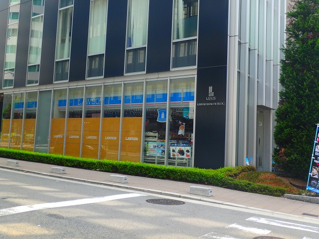 コンビ二：ﾛｰｿﾝ 瓦町一丁目店　79m