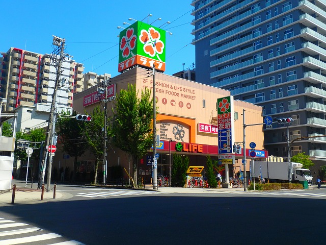 スーパー：ﾗｲﾌ 天神橋店　259m